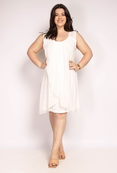 Picture of PLUS SIZE DRESS CHIFFON WRAP